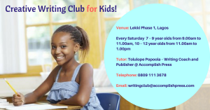 Creative Writing Club for Kids!