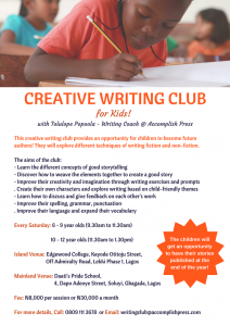 Creative Writing for Children in Lagos